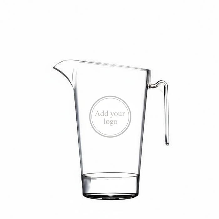 4 Pint Clear Reusable Stacking Plastic Jug 2272ml - Polycarbonate