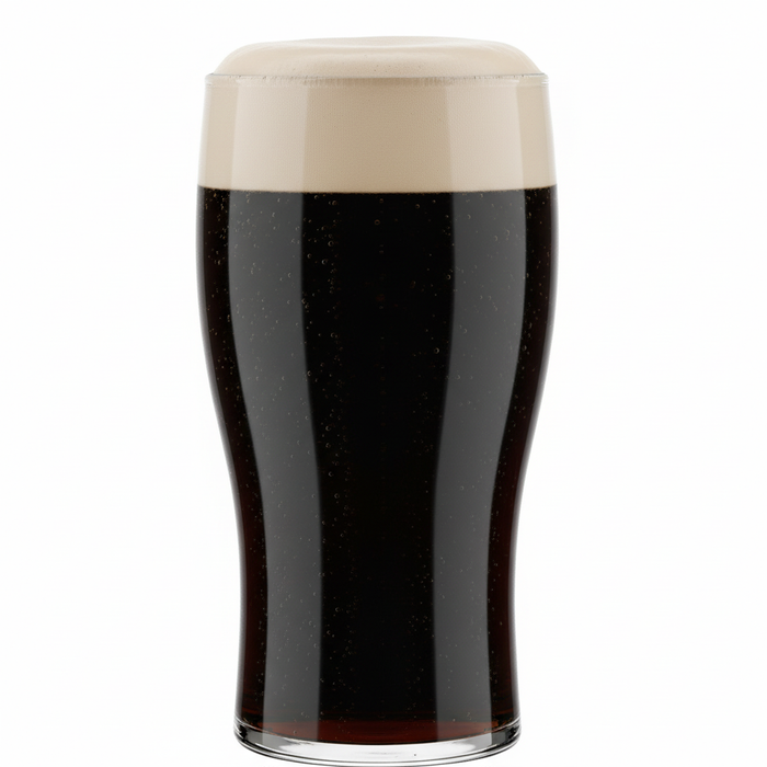 Clear Reusable Plastic Tulip Half Pint Glass 284ml - Crystal Polystyrene UKCA Stamped to Rim