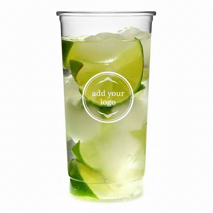 Clear Disposable Recyclable Plastic Hi-ball Glass 355ml