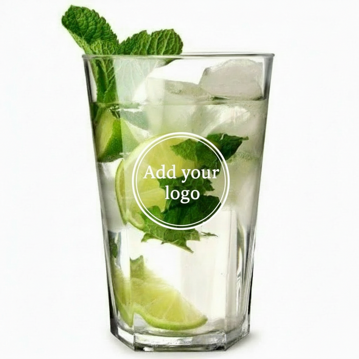 Clear Reusable Plastic Penthouse Tumbler Glass 398ml - Polycarbonate