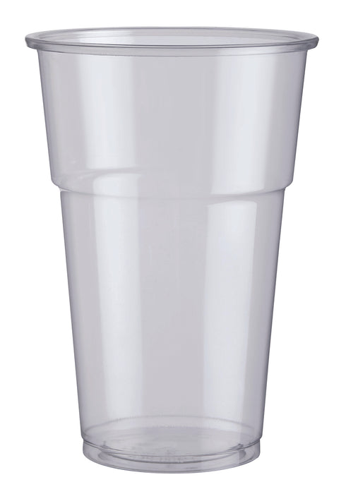 Clear Recyclable Plastic rPET Cup 400ml