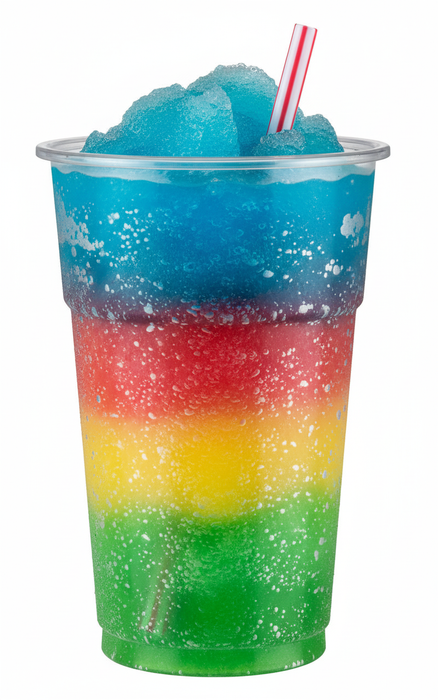 Clear Recyclable Plastic rPET Cup 500ml