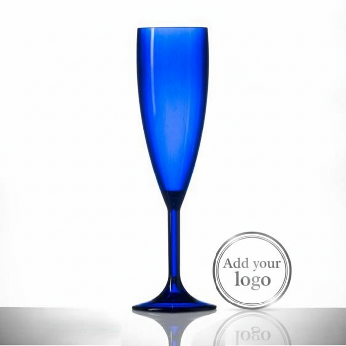 Reusable Plastic Champagne Flute 190ml - Polycarbonate