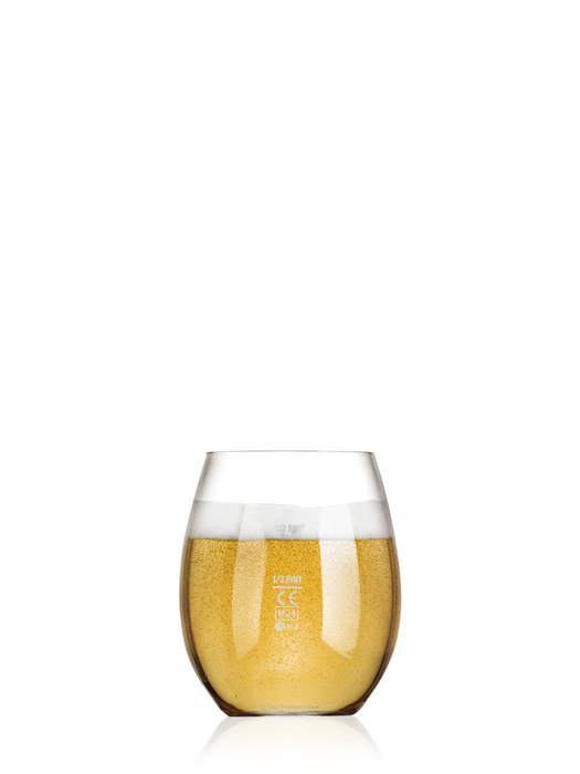 Taproom Half-Pint Plastic Beer Glass – CE Lined 1/3 & 1/2 Pint - 390ml/14oz - Unbreakable Tritan