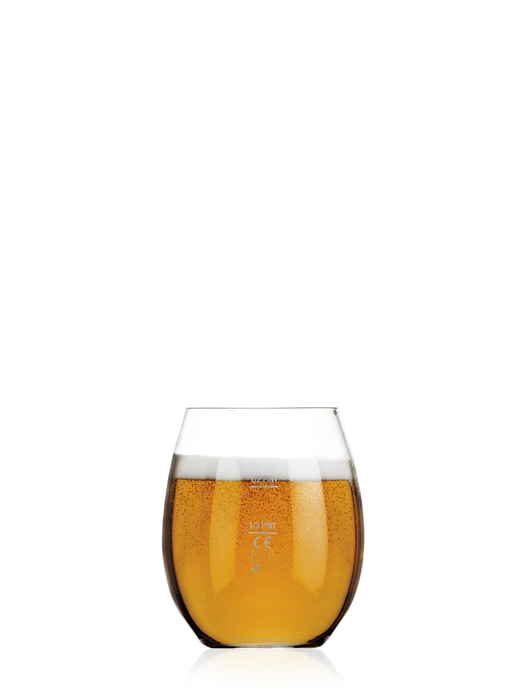 Taproom Half-Pint Plastic Beer Glass – CE Lined 1/3 & 1/2 Pint - 390ml/14oz - Unbreakable Tritan