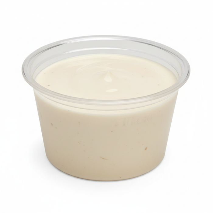 Clear Compostable Sampling Pot 150ml - Capacity Marked to Line