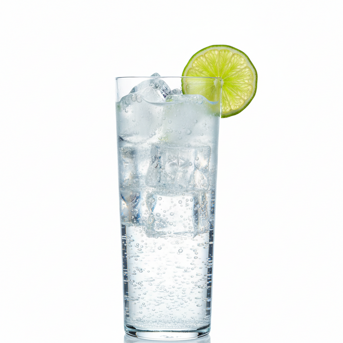Clear Reusable Plastic Hi-Ball Glass 340ml - Crystal Polystyrene UKCA Stamped to Line