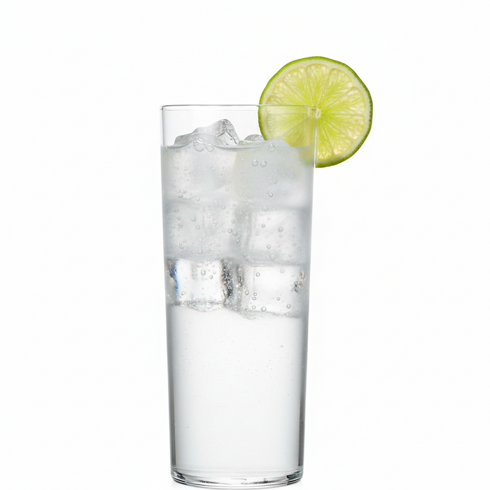 Clear Reusable Plastic Hi-ball Glass 340ml - Polycarbonate UKCA Stamped to Rim