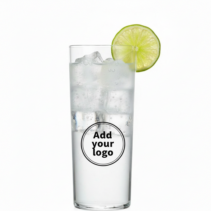 Clear Reusable Plastic Hi-ball Glass 340ml - Polycarbonate UKCA Stamped to Rim