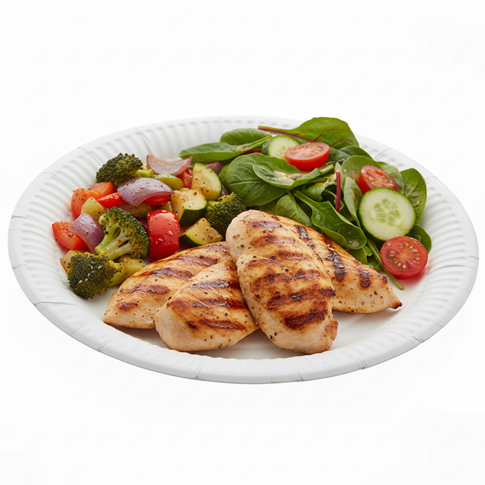 White Disposable Paper Plate 230mm