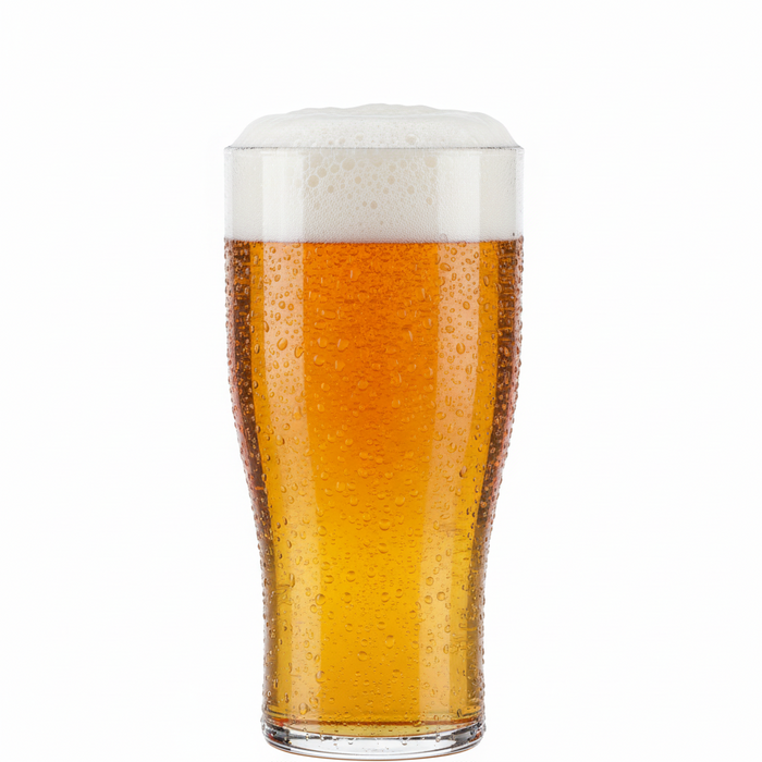 Clear Reusable Plastic Tulip Pint Glass 568ml - Nucleated Polycarbonate UKCA stamped