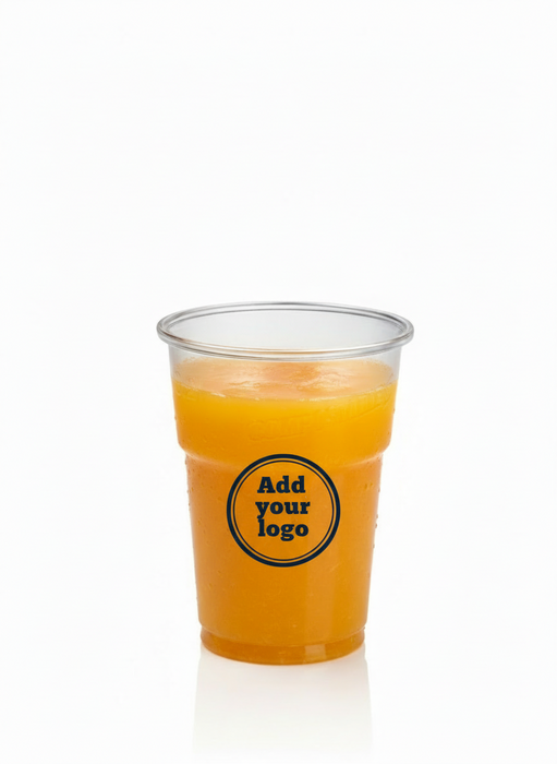 Clear Compostable Plastic Tumbler Glass 250ml