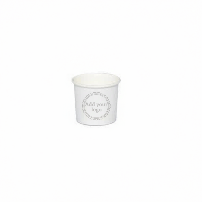 White Recyclable Paper Shot Cup 30ml