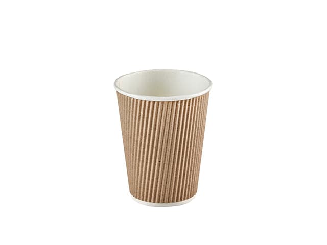 Recyclable Ripple Cup 354ml (Lid Sold Separately) - Paper