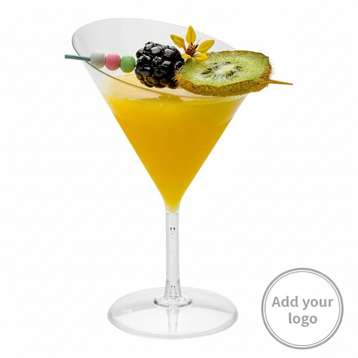 Clear Recyclable Miniature Cocktail Martini Glass 60ml