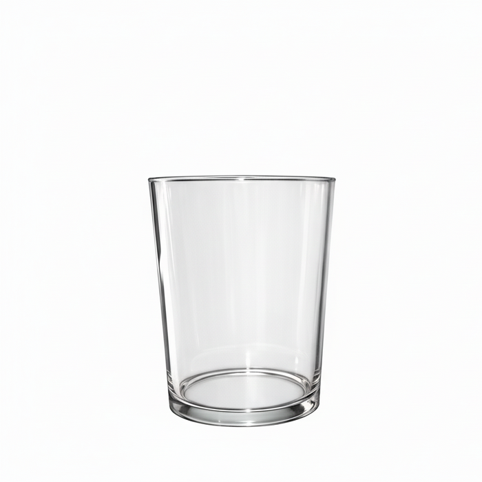 Clear Reusable Plastic Stubby Half Pint Cup 284ml - Polycarbonate CE Stamped to Rim