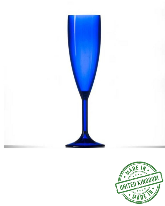 Reusable Plastic Champagne Flute 190ml - Polycarbonate