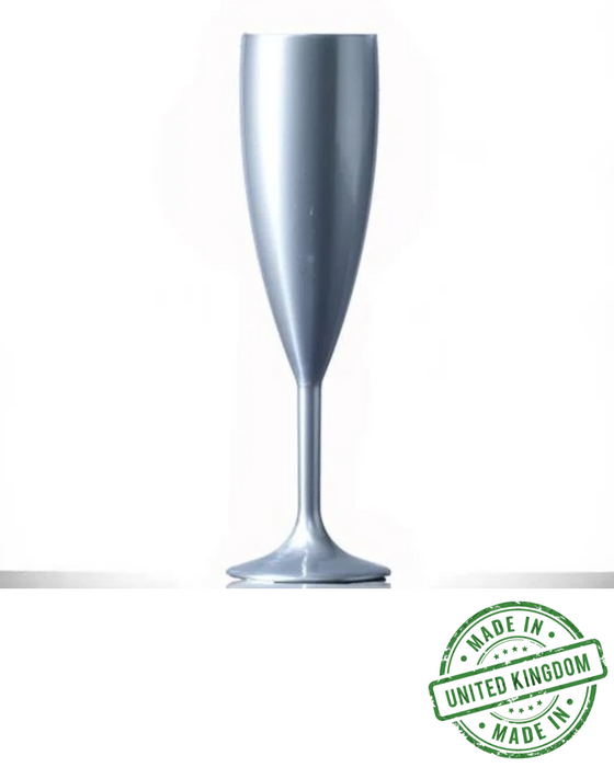 Reusable Plastic Champagne Flute 190ml - Polycarbonate