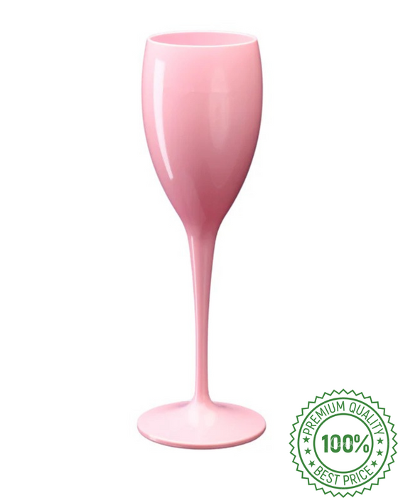 Reusable Plastic Champagne Flute 180ml - Polycarbonate
