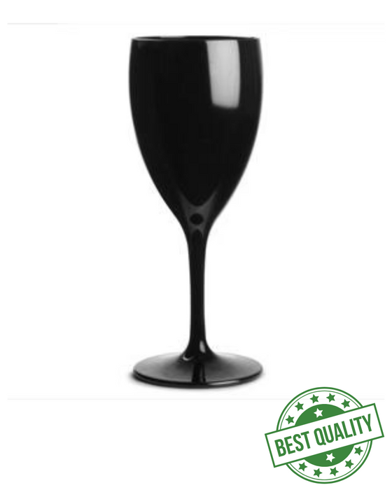 Reusable Plastic Wine Glass 350ml - Polycarbonate