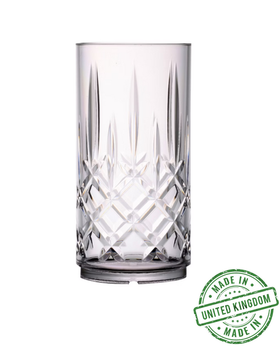 Clear Reusable Plastic Kristal Hi Ball Glass 400ml - Polycarbonate