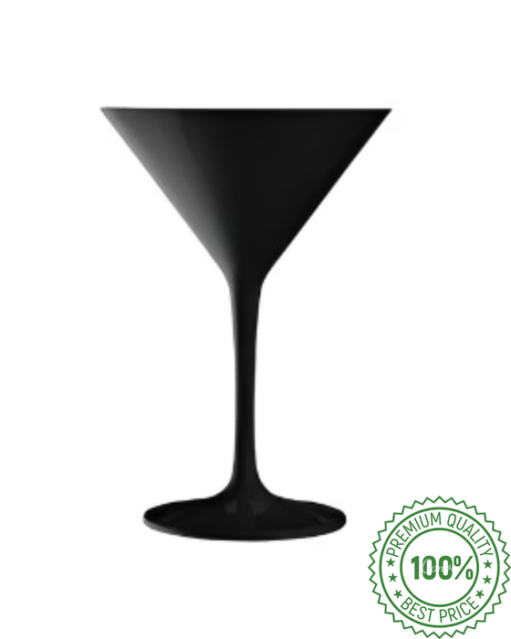 Reusable Plastic Martini Glass 200ml - Polycarbonate