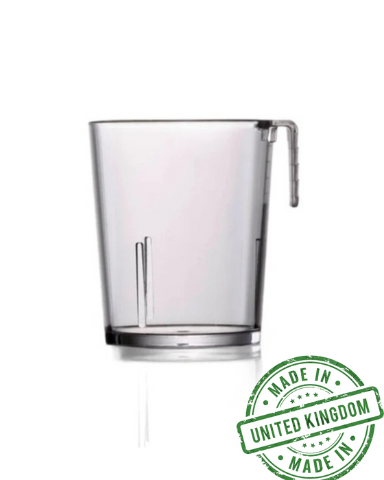 Clear Reusable Plastic Hanging Shot Glass 70ml - Polycarbonate