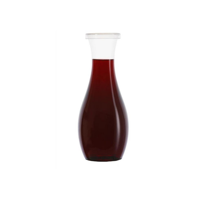 Clear Recyclable Plastic PET Wine Carafe 800ml