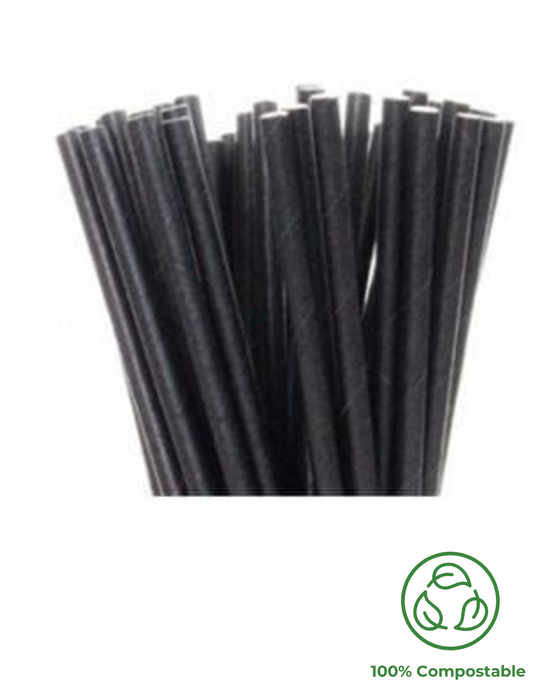 Compostable Paper Straw 200mm Pack of 250