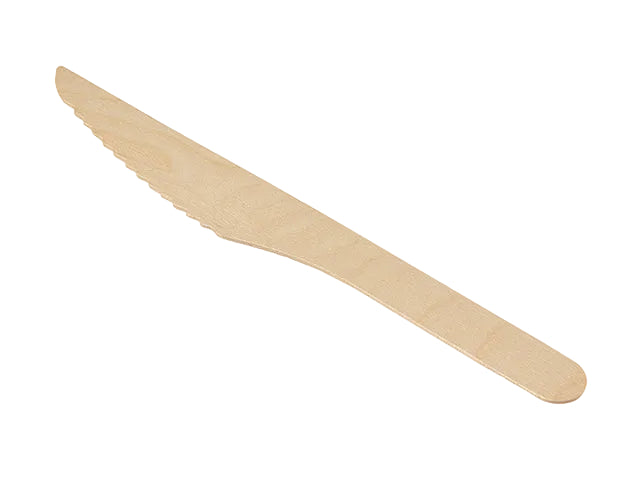 Compostable Wooden Knife 165mm