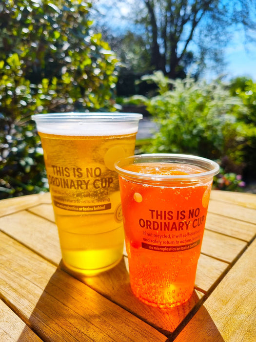 Printed TWOinONE Flexy 'Self Destructing' Pint Glass - Polypropylene - 570ml to Brim - CE Stamped