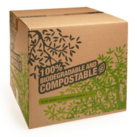 Clear Compostable Plastic Pint Glass 570ml - CE Stamped To Rim