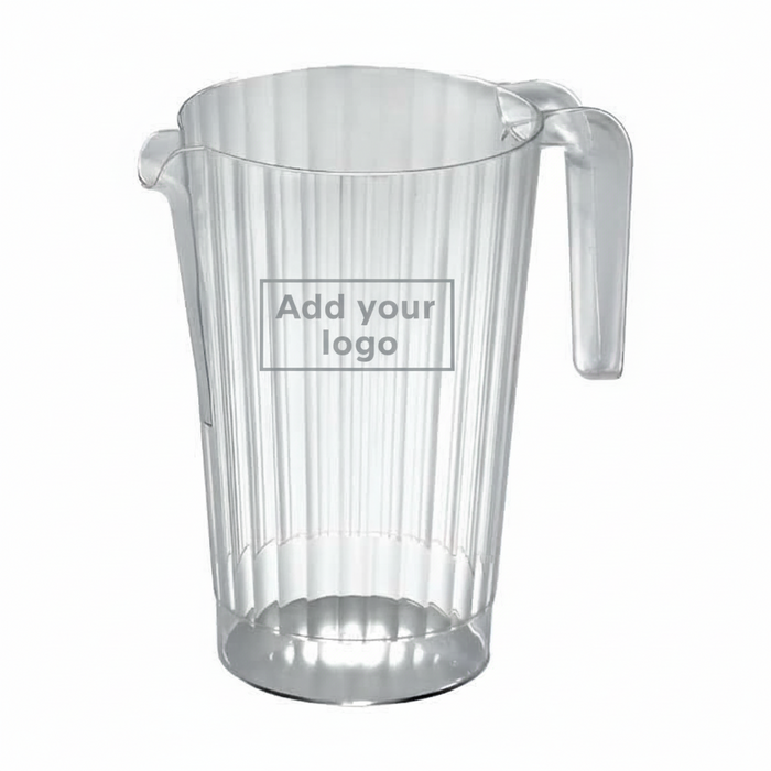 2.5 Pint Clear Disposable Recyclable Plastic Jug 1450ml