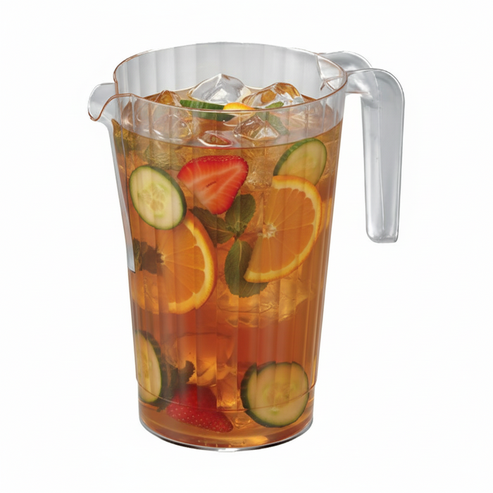 2.5 Pint Clear Disposable Recyclable Plastic Jug 1450ml