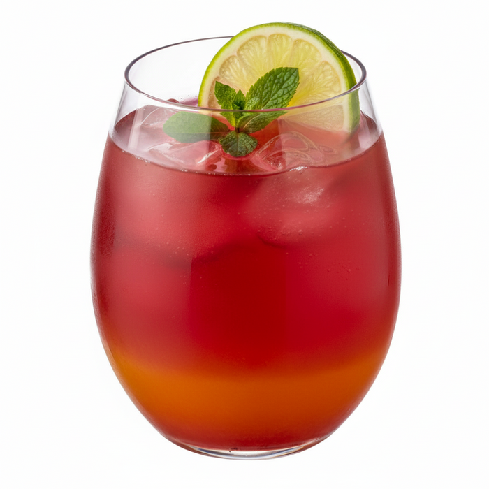 Clear Reusable Plastic Premium Stemless Wine Glass 390ml