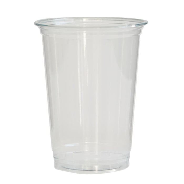 Clear Recycled Plastic Half Pint Glass 284ml - rPET CE Stamped to Rim