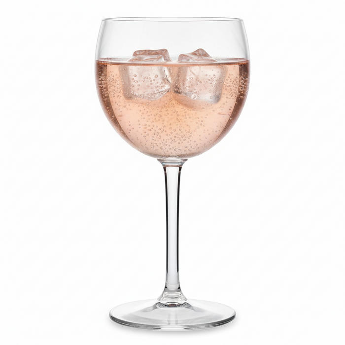 Clear Reusable Plastic Balloon Gin/Wine Glass 400ml- Polycarbonate