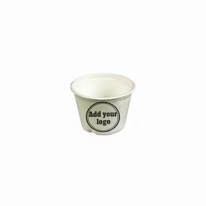White Compostable Sample Pot 120ml