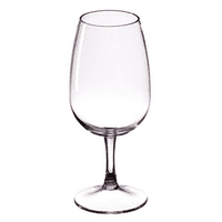 Clear Reusable Plastic Blow Moulded Wine and Champagne Tasting Glass 235ml - Tritan