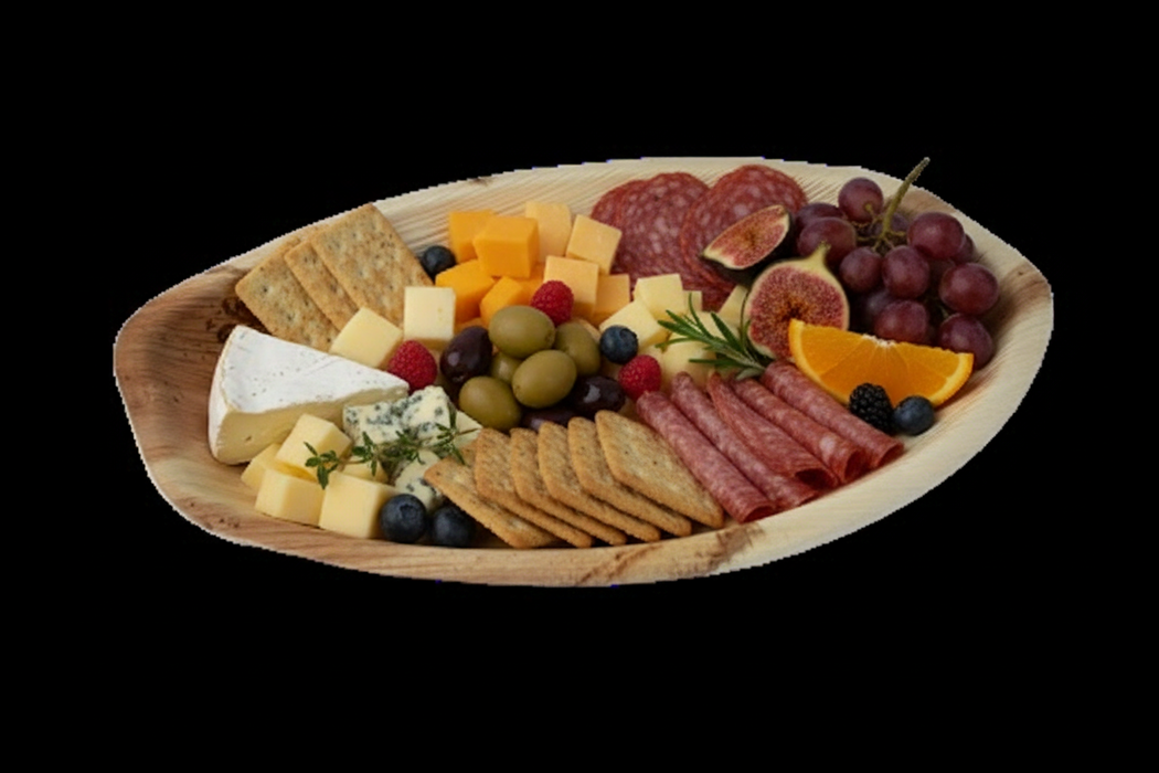 Compostable Medium Oval Platter 360 x 250mm