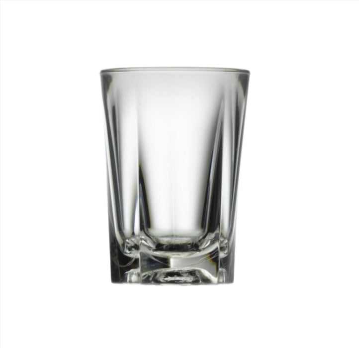 25ml Clear Reusable Plastic Penthouse Shot Glass Box of 24 - Polycarbonate