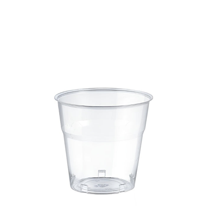 Clear Disposable Recyclable Plastic Tumbler Glass 160ml