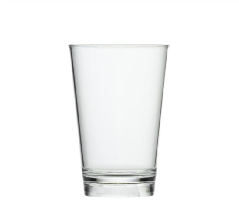 Clear Reusable Plastic Tumbler Glass 200ml  - Crystal Polystyrene