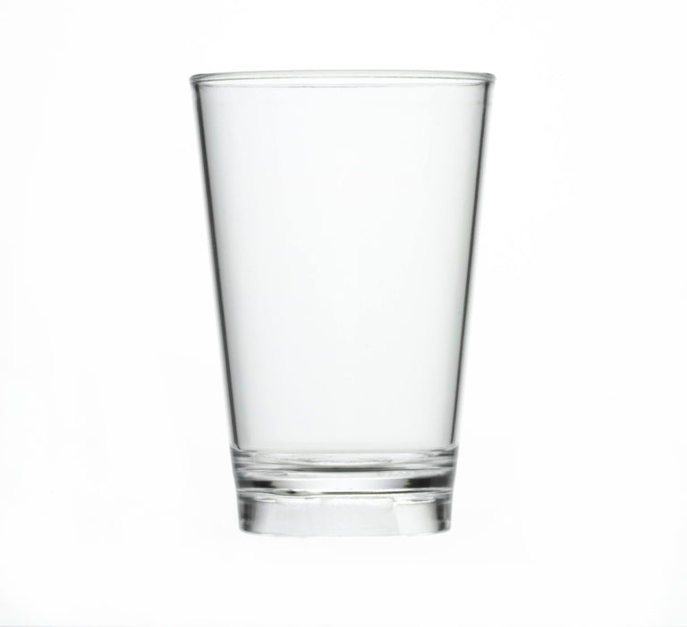 Clear Reusable Plastic Tumbler Glass 200ml  - Crystal Polystyrene