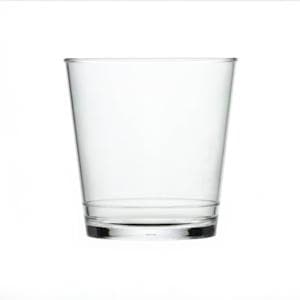 Clear Reusable Plastic Stacking Tumbler Glass 256ml  - Polycarbonate