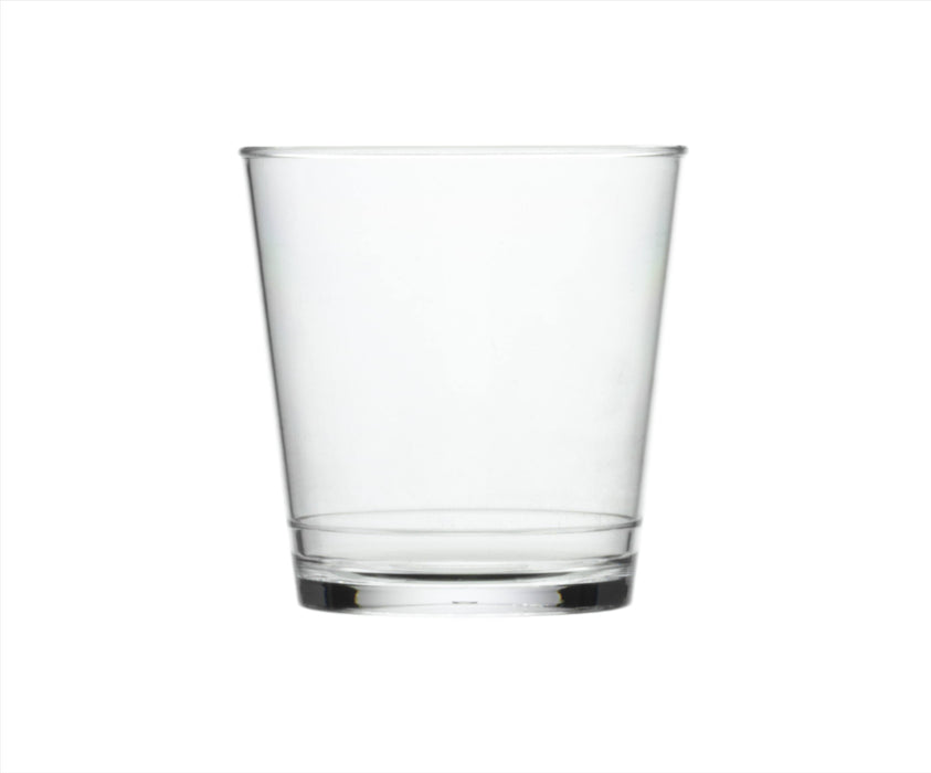 Clear Reusable Plastic Stacking Tumbler Glass 256ml  - Polycarbonate