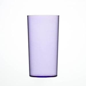 Mixed Neon Reusable Plastic Hi-ball Glass 284ml Box of 48 - Crystal Polystyrene