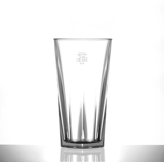 Clear Reusable Plastic Penthouse Tumbler Glass 340ml- Polycarbonate
