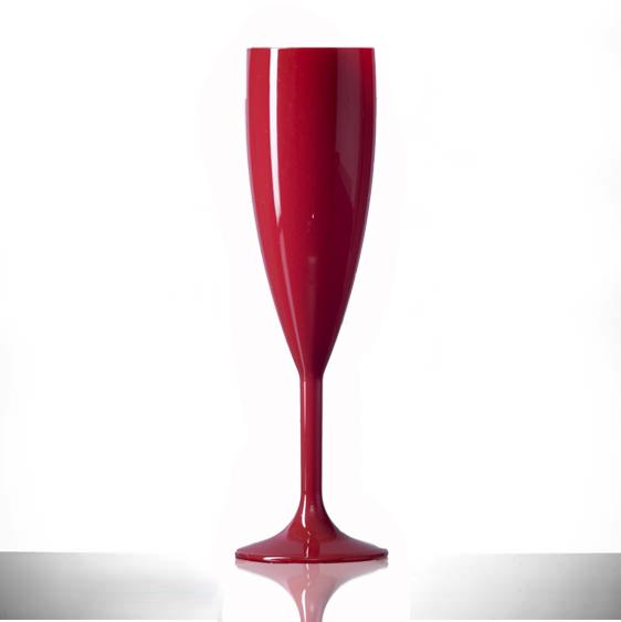 Reusable Plastic Champagne Flute 190ml - Polycarbonate