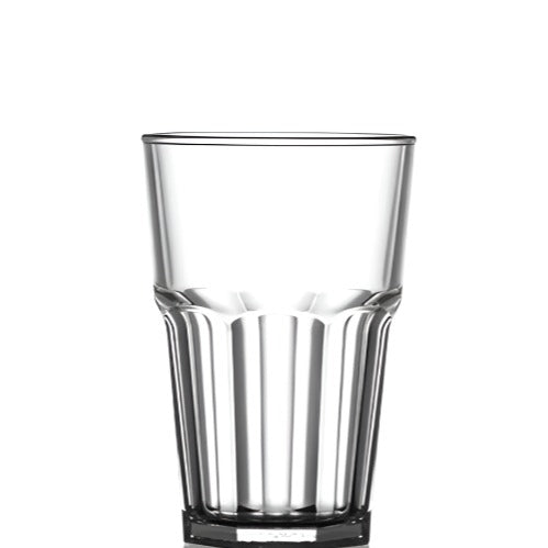 Clear Reusable Plastic Remedy Tumbler Glass 398ml - Polycarbonate